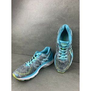 Women's Asics IGS Gel Kayano 23 (T6A5N) Blue Gray Green Sneakers Size 8.5